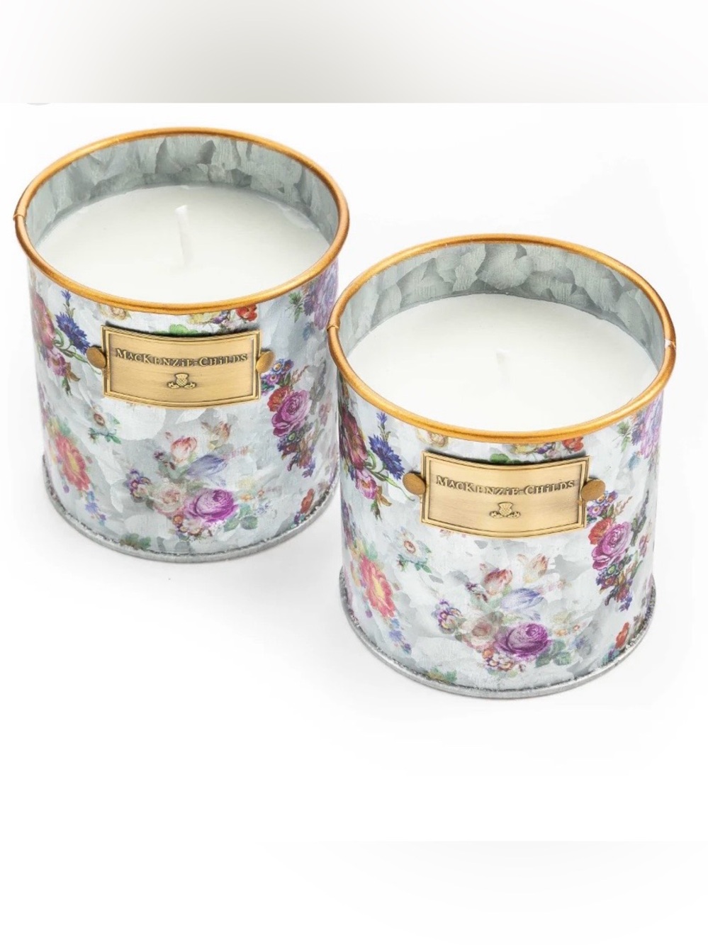 Mackenzie-Childs Flower Market Small Citronella Candies - Set of 2